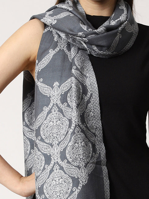 Women's Jamawar Wool Stole